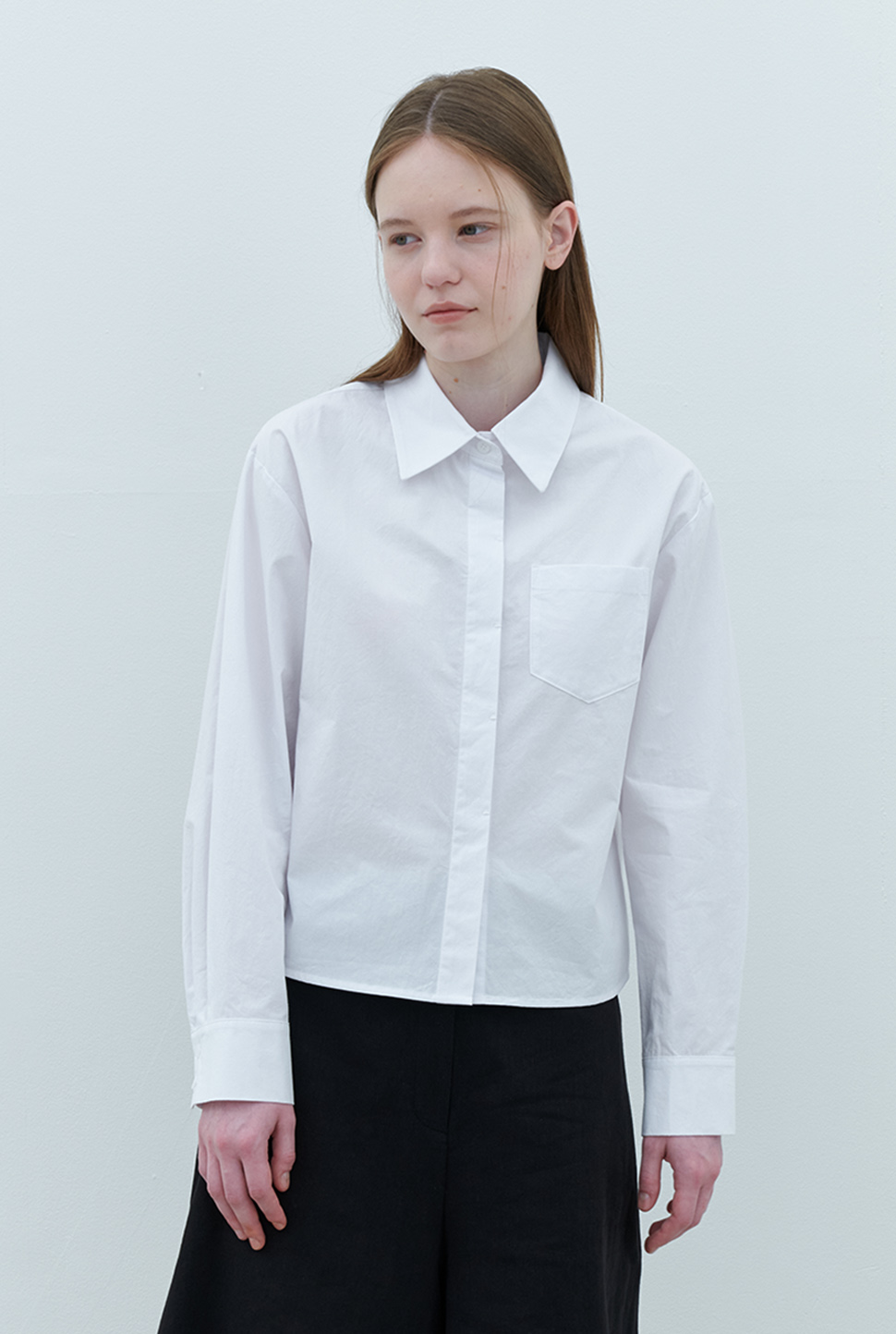 cotton shirts-white
